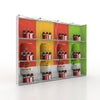 Portable Straight Pop-Up Wall with Shelves