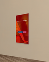 Wall-Mounted SEG Fabric display - 0.8" Depth