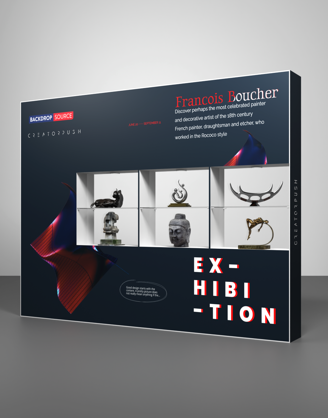 SEG Popup - Internal Showcase with Recessed Led Ring