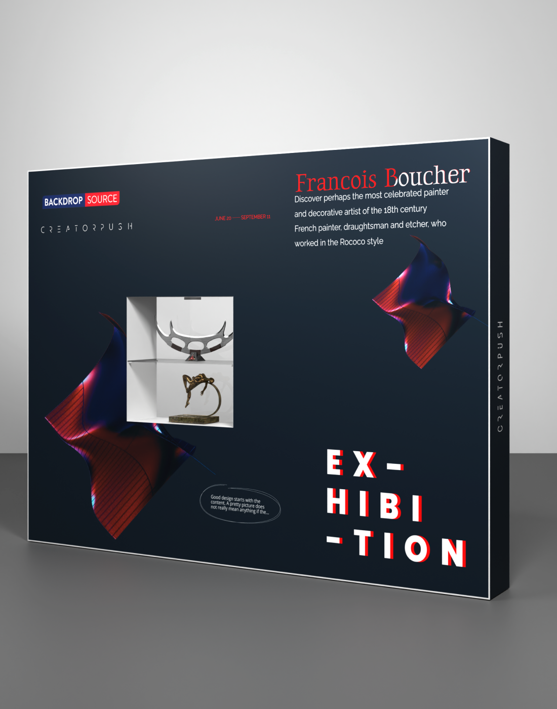 SEG Popup - Internal Showcase with Recessed Led Ring