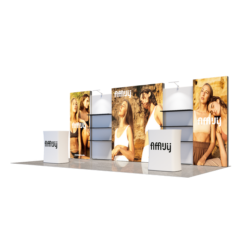 10x20 Modular Exhibition Display Kit – Model 6