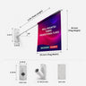 Wall Mounted Fabric Promotional Flags