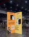 Magnetic Fabric Booth Display - Model 5 (6.5 x 6.5ft)