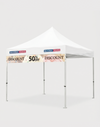 Fabric Canopy Tent Valance Banner