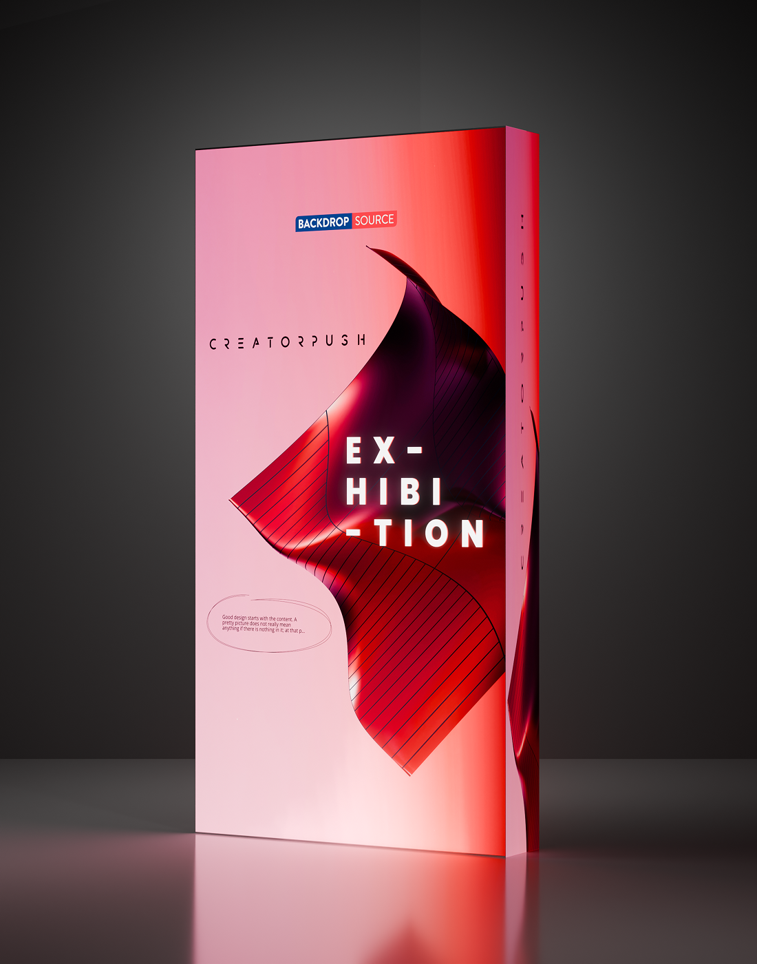 Backlit SEG Pop-Up Straight Display