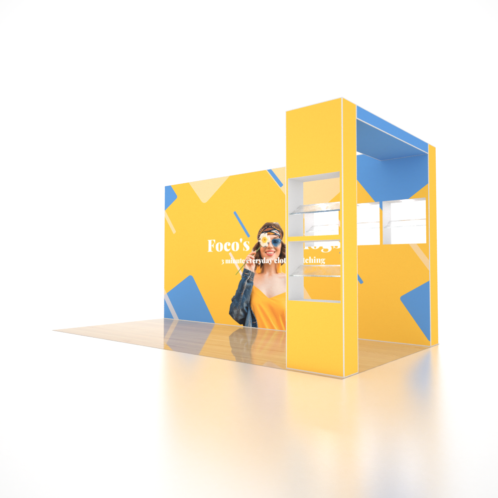 SEG Pro Popup Booth – Model 8 (20ft x 10ft)