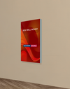 Wall-Mounted SEG Fabric display - 1.57" Depth