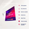Wall Mounted Fabric Promotional Flags