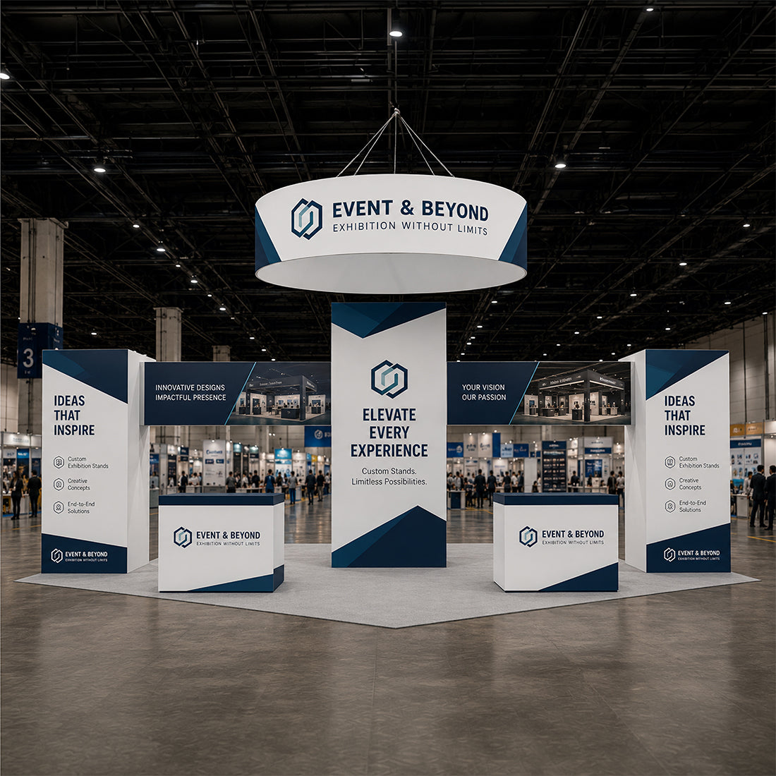 Modular Booth Kits 30ft x 20ft - Model 2