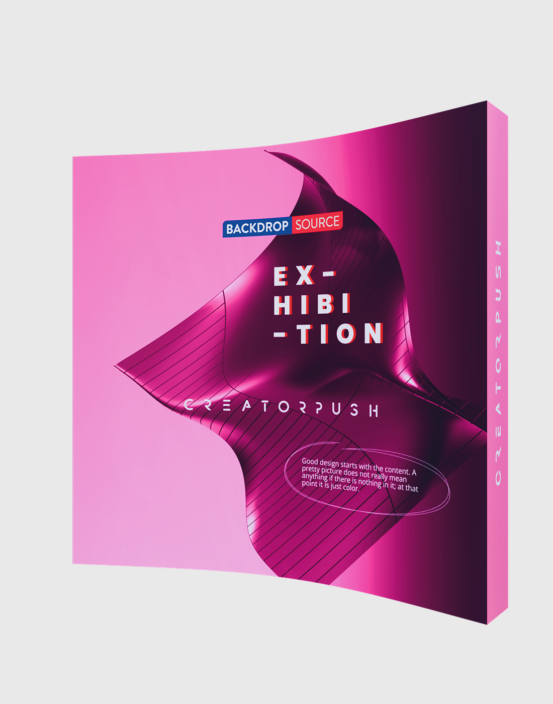 SEG Popup Curved Media Wall