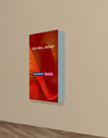 Wall-Mounted SEG Fabric display - 4.7" Depth