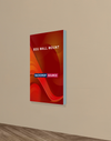 Wall-Mounted SEG Fabric display - 1.57" Depth