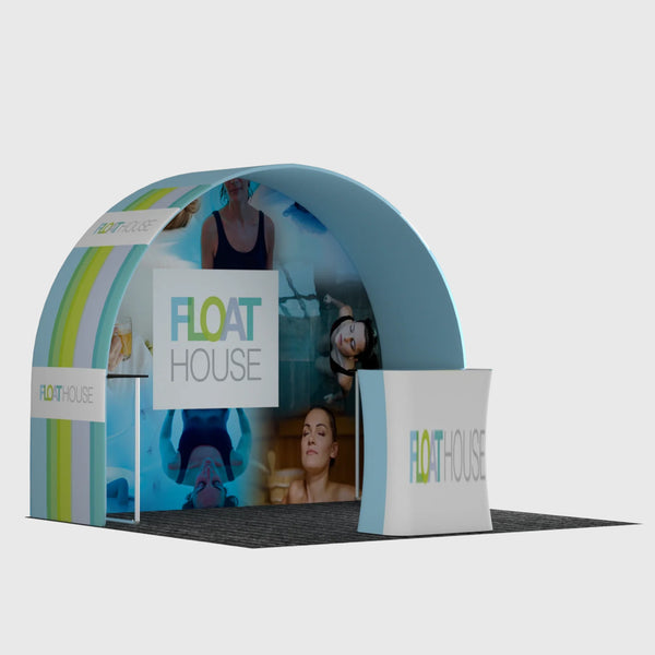 Exhibidor portátil de 10 pies - Modelo 27