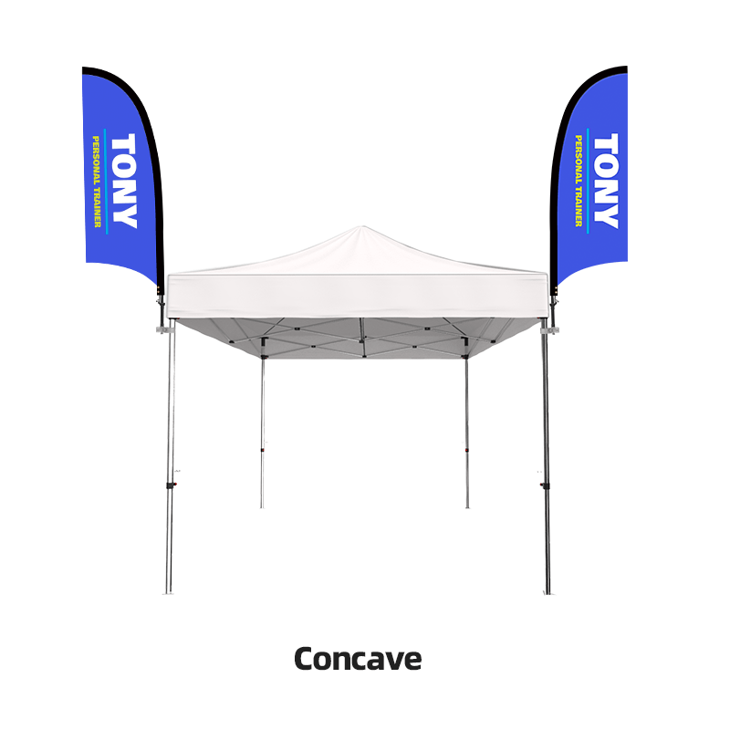 Fabric Feather Flag for Canopy Tents