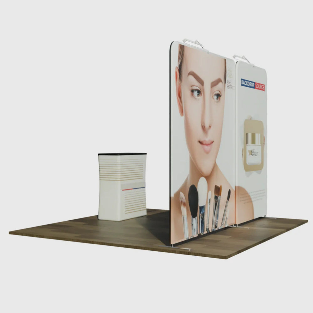 Portable Exhibit Display 10ft x 10ft - Model 1