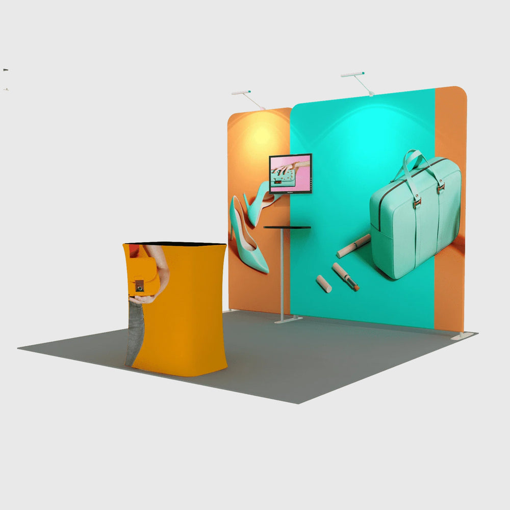 Portable Exhibit Display 10ft x 10ft - Model 1