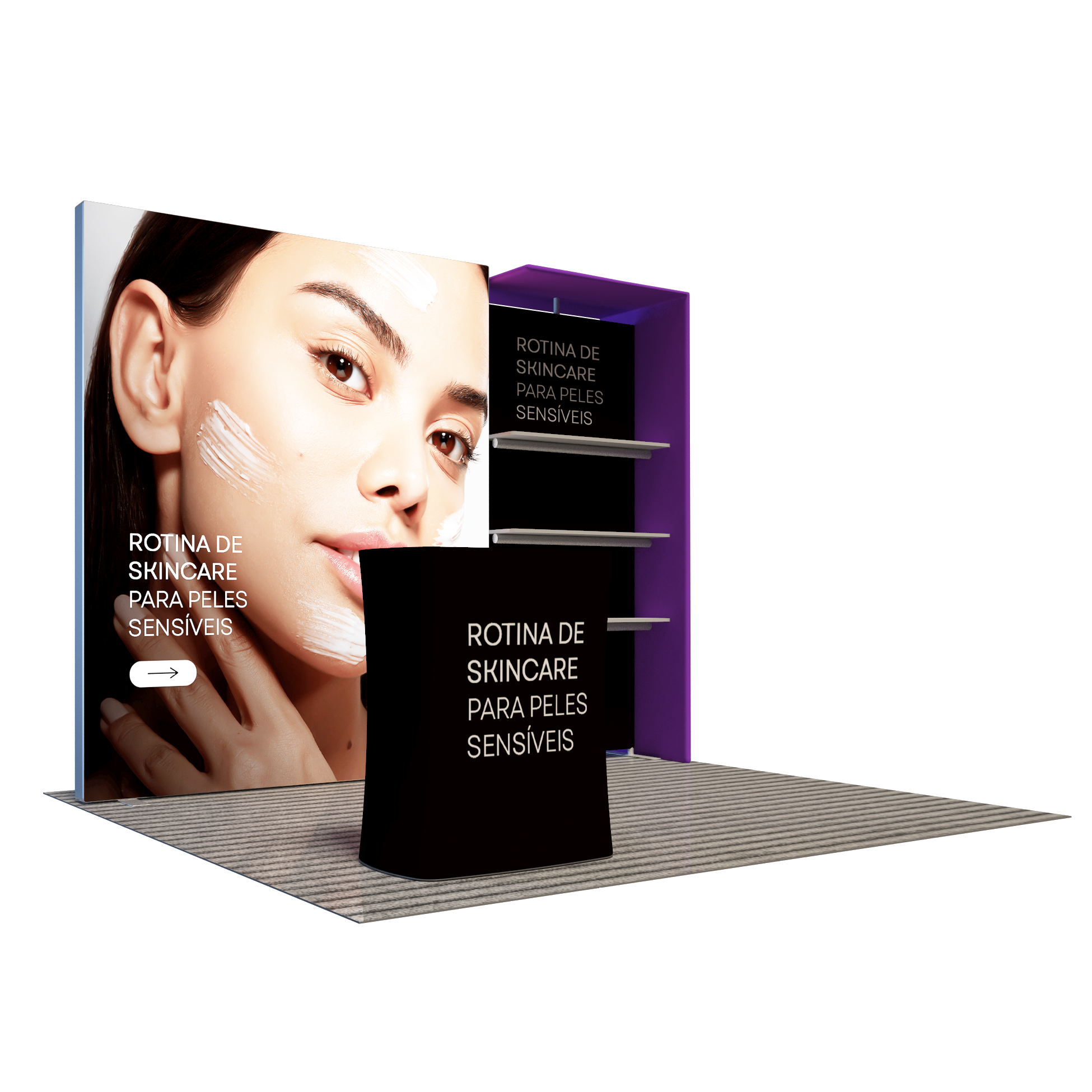 Premier 10x10 Exhibition Booth - Model 5