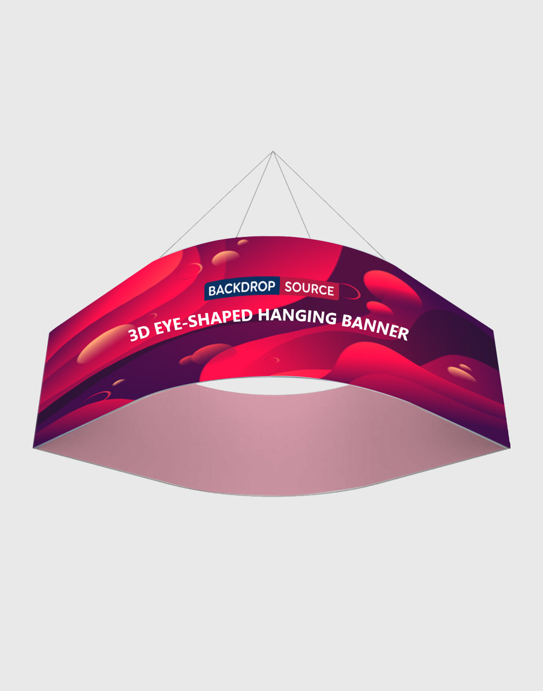 Banner sospeso Sky Tube Ellipse - a faccia in giù