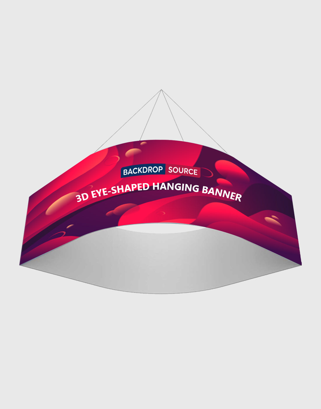 Banner sospeso Sky Tube Ellipse - a faccia in giù