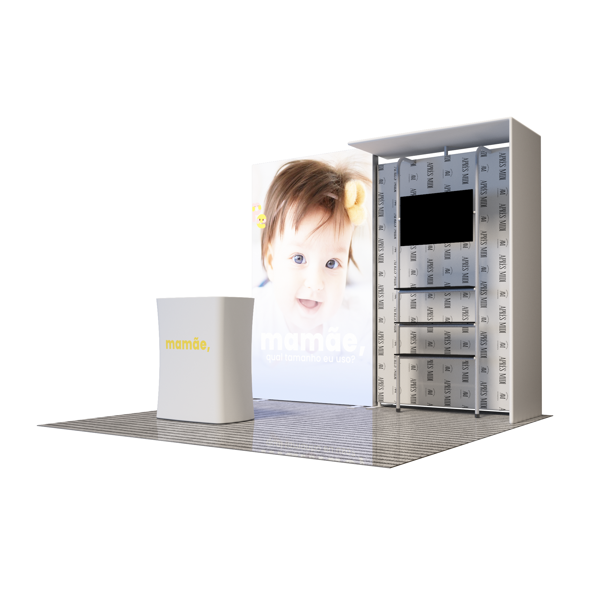 Premier 10x10 Exhibition Booth - Model 1