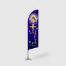 Church Angled Feather Flag