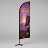 Church Angled Feather Flag