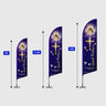 Church Angled Feather Flag