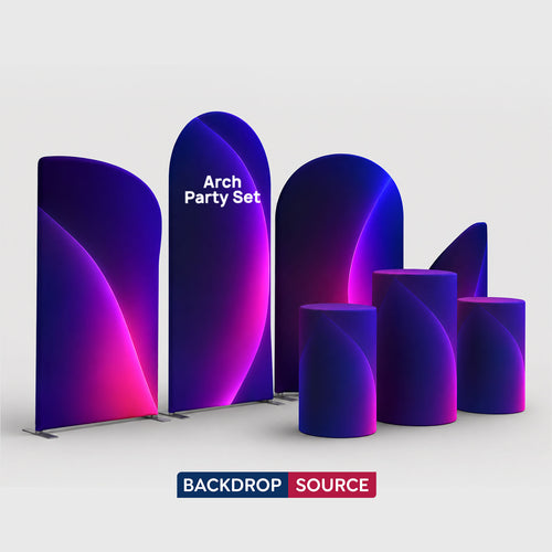 Arch Party Sets - 4 Walls with Plinth