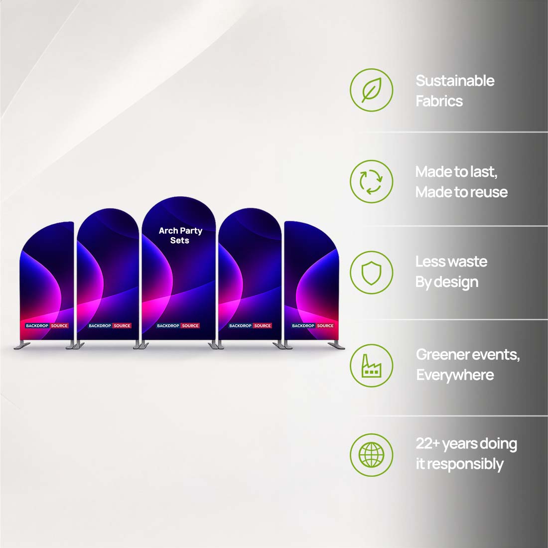 Arch Party Sets - 5 Walls