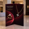 L-Shaped Fabric Banner Display
