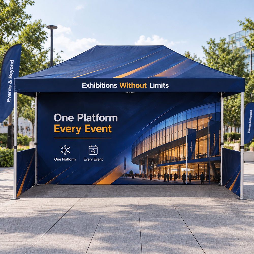 Heavy Duty Fabric Canopy Tent – 15ft x 10ft