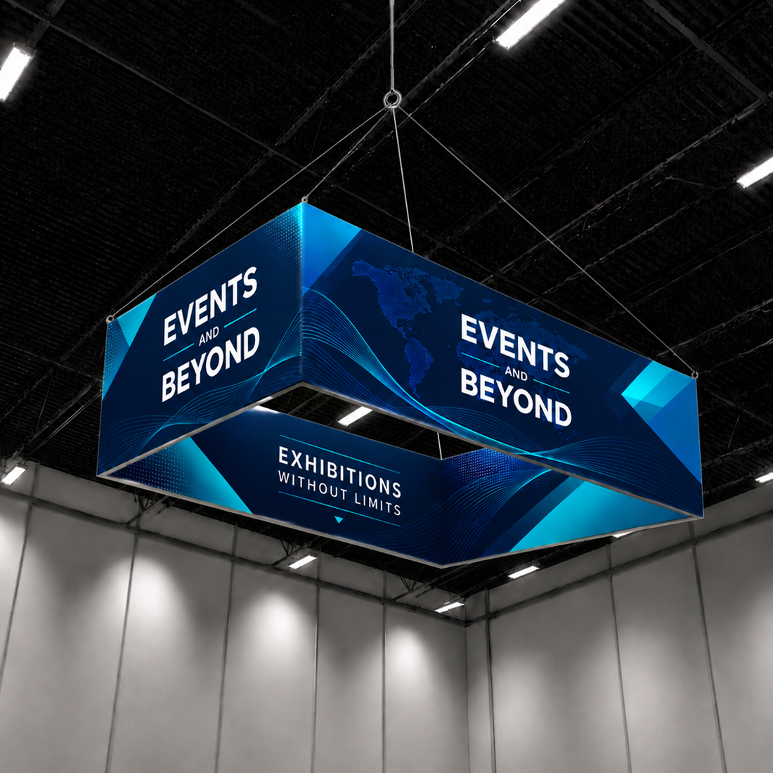 Sky Tube Rectangle Hanging Banner