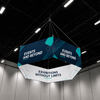Sky Tube Hexagon Hanging Banner