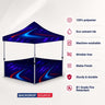 Heavy Duty Fabric Canopy Tent – 6.5ft x 10ft