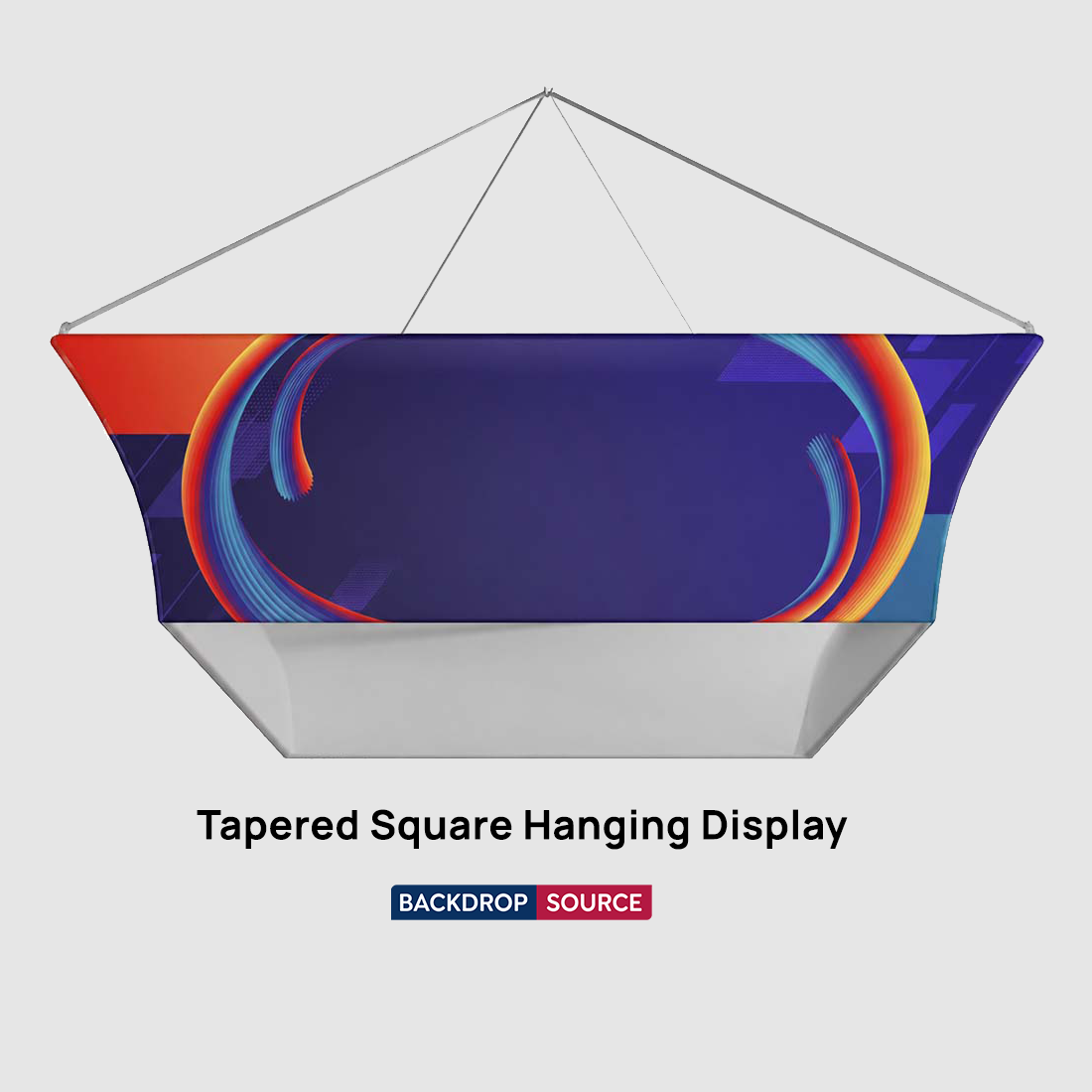 Tapered Square Hanging Display
