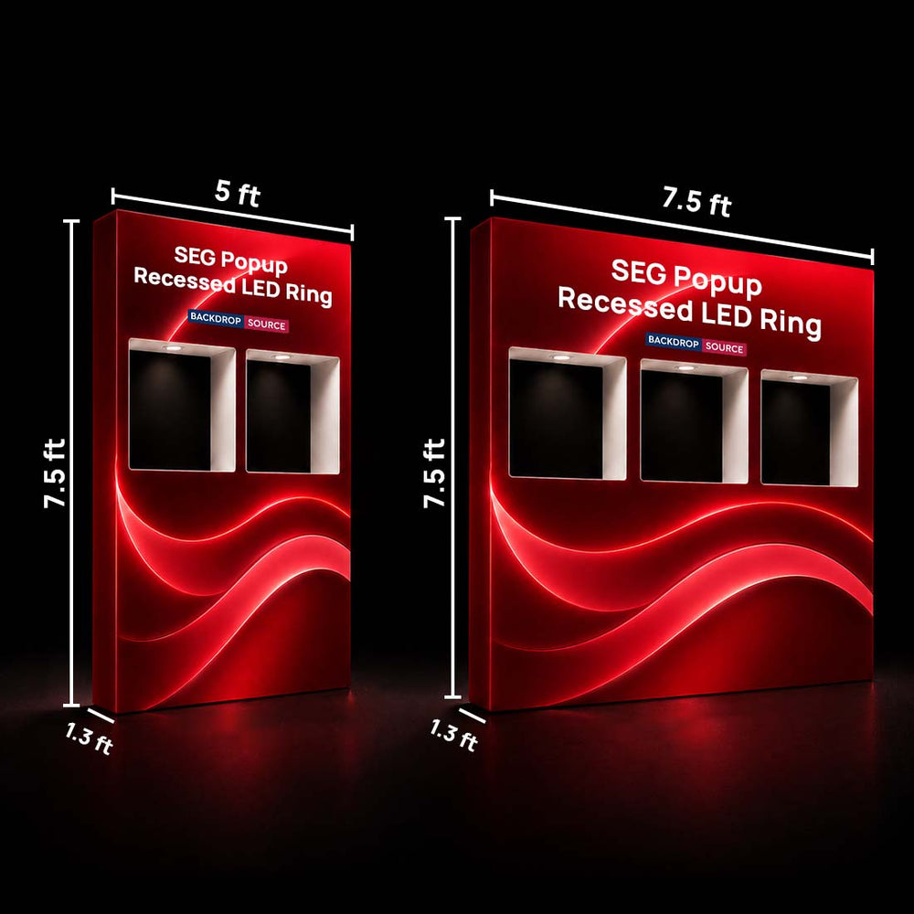 SEG Popup - Internal Showcase with Recessed Led Ring