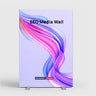Pared multimedia de tela SEG: 4 pies x 6,5 pies