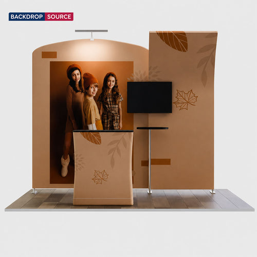 Portable Exhibit Display 10ft x 10ft - Model 8