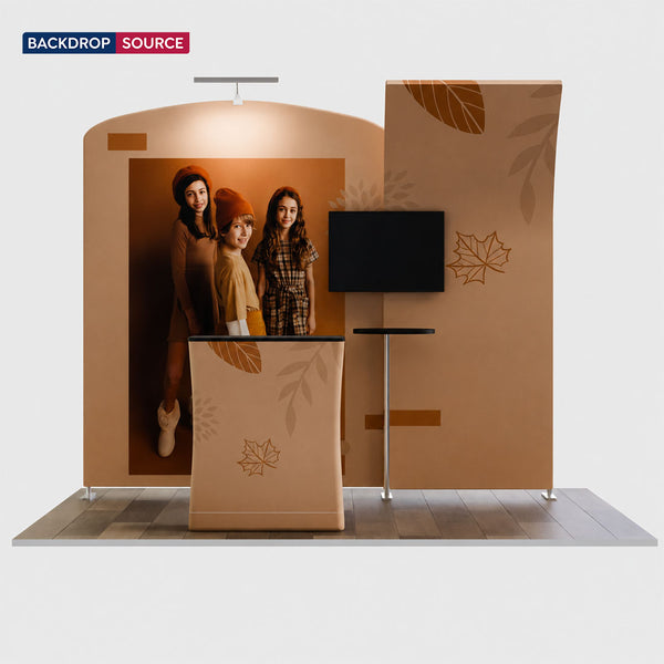 Portable Exhibit Display 10ft x 10ft - Model 8