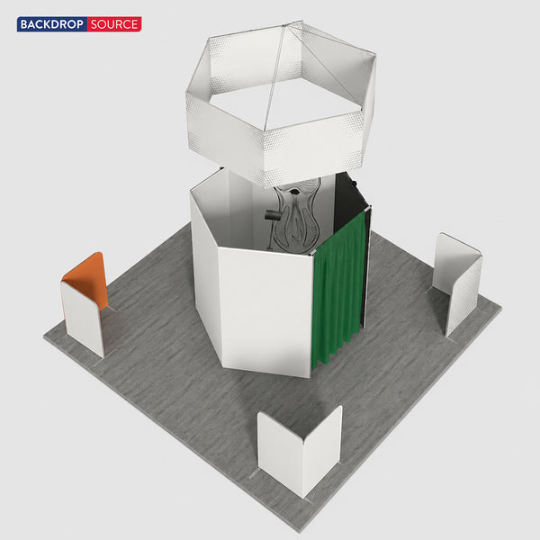 Modular Booth Kits 20ft x 20ft - Model 20
