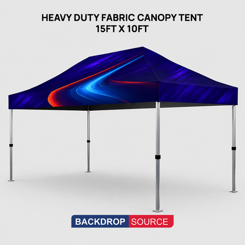 Heavy Duty Fabric Canopy Tent – 15ft x 10ft
