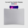 Curved Top Header Display
