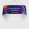 Rounded Square Quad Hanging Banner