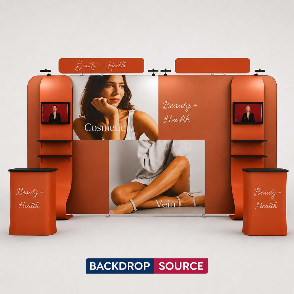 Portable Exhibit Display 10ft x 20ft - Model 16