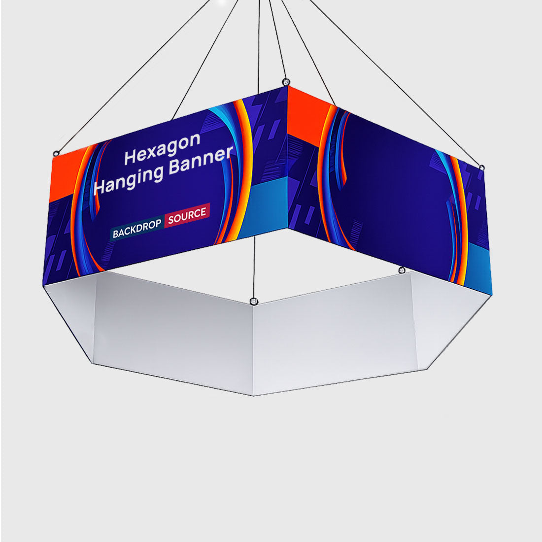 Banner colgante hexagonal Sky Tube