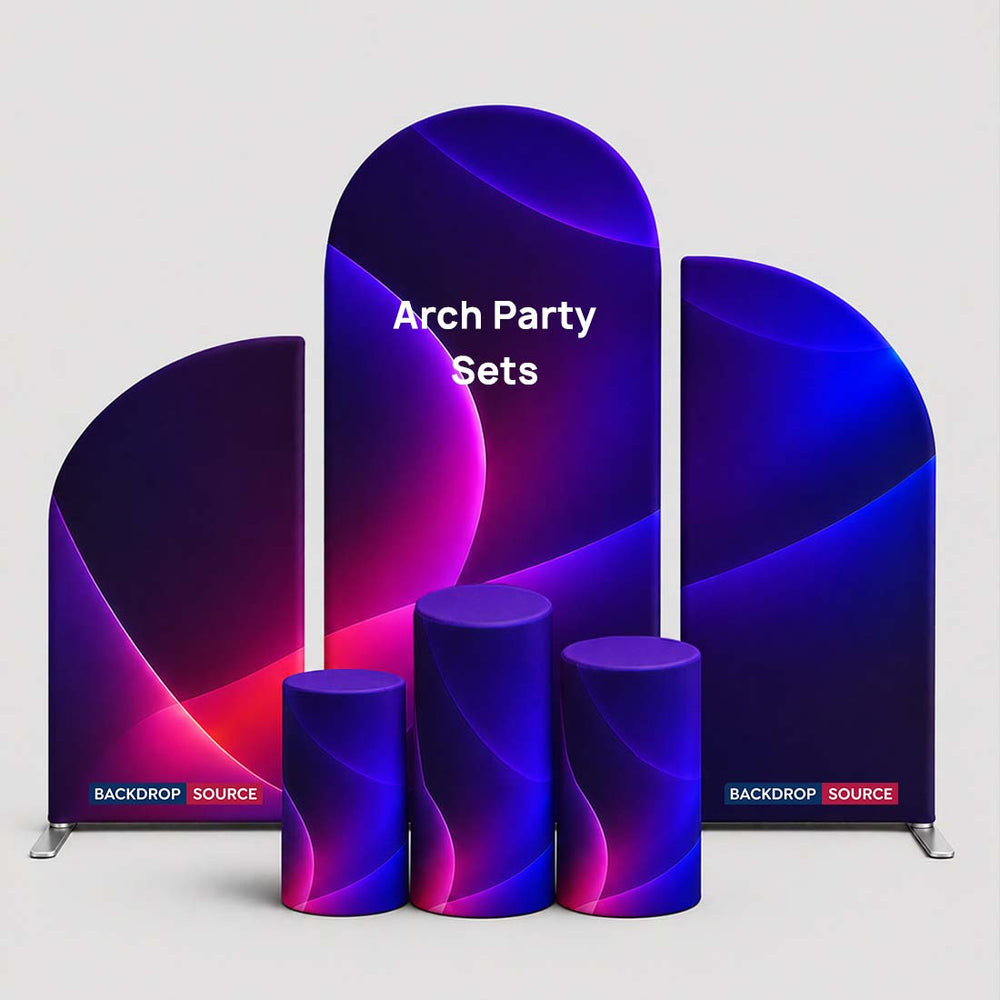 Conjuntos de fiesta en arco con pedestal - Modelo 2