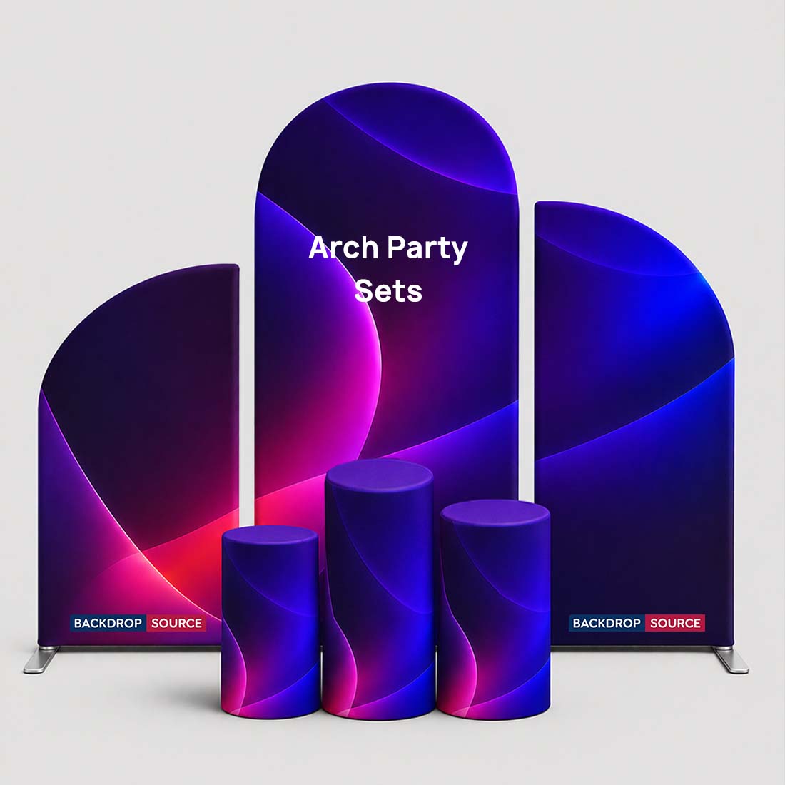 Conjuntos de fiesta en arco con pedestal - Modelo 2