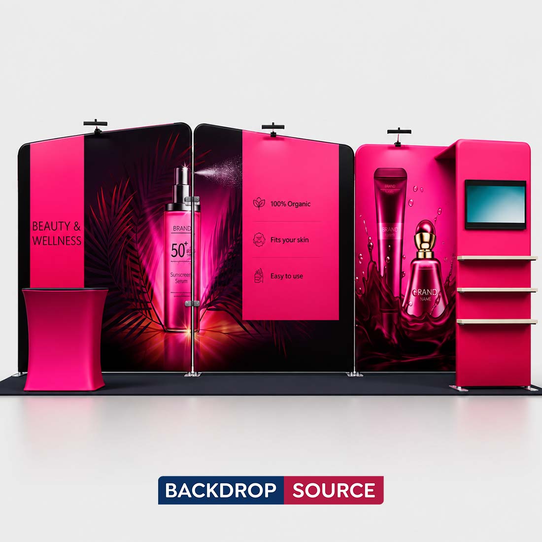 Portable Exhibit Display 10ft x 20ft - Model 18