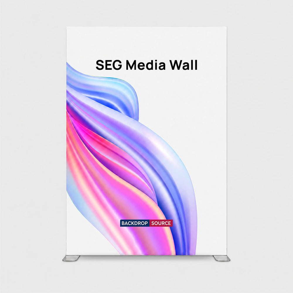 Pared multimedia de tela SEG: 13 pies x 8,2 pies