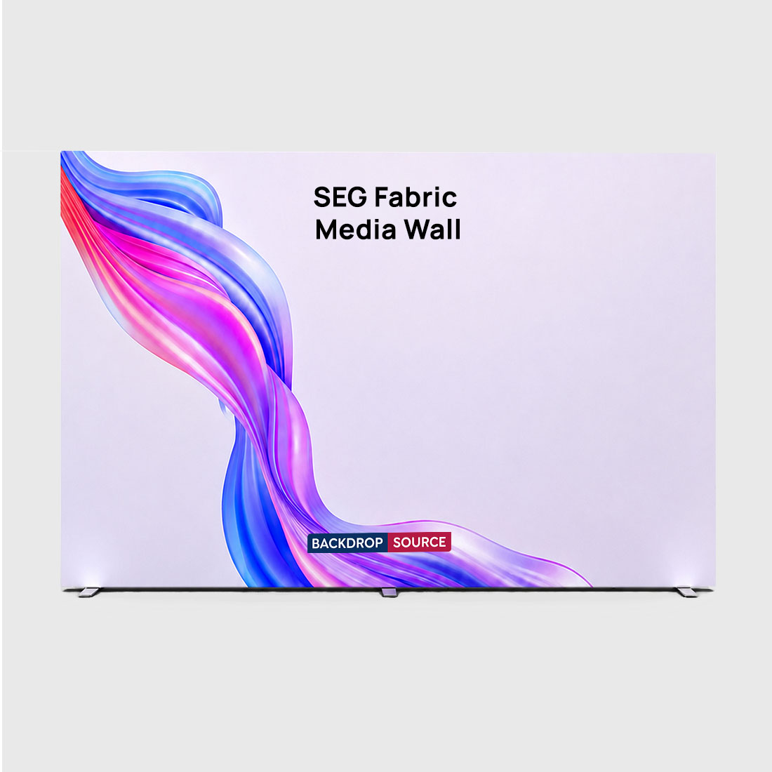 Pared multimedia de tela SEG: 13 pies x 8,2 pies